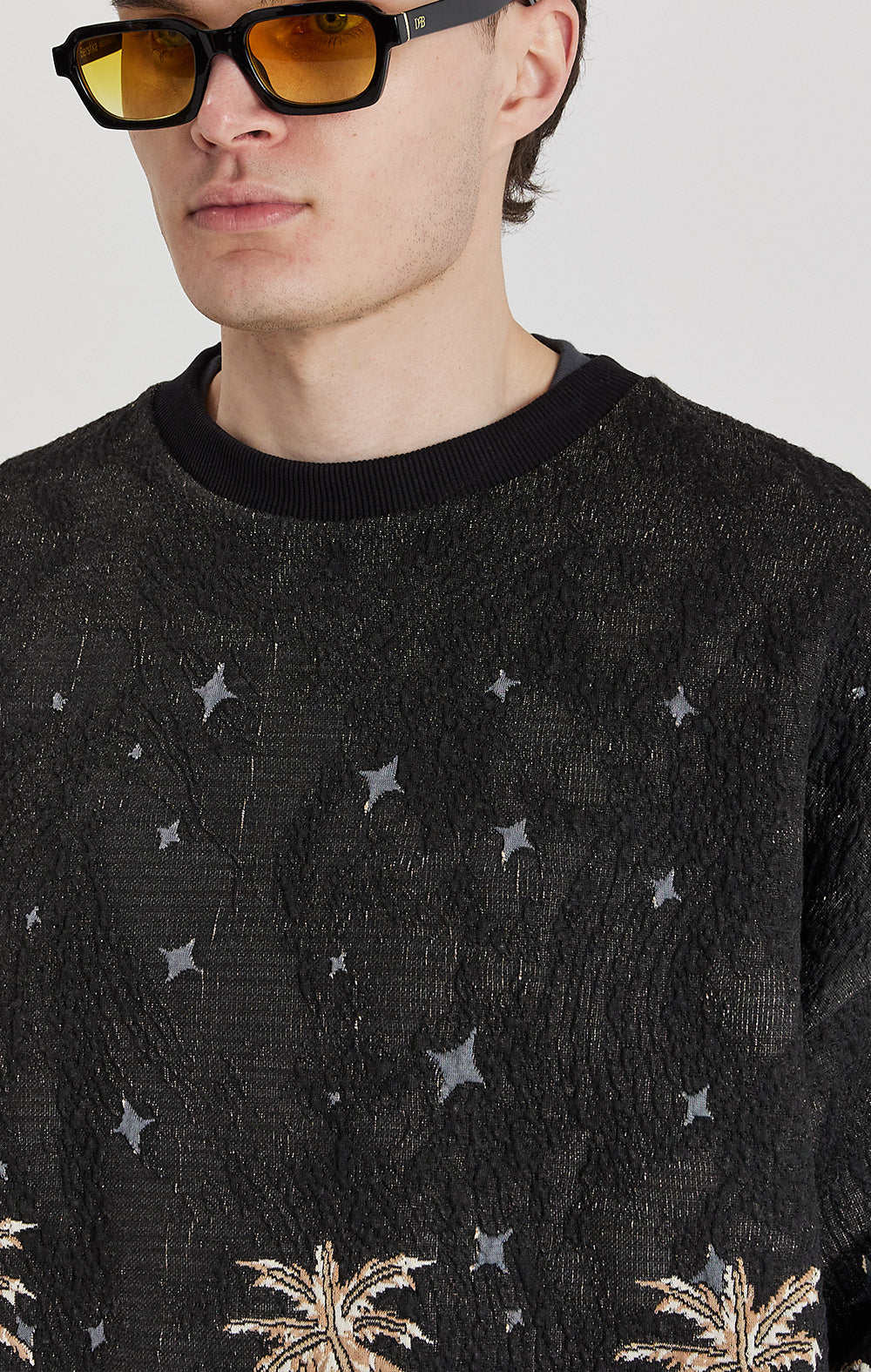 Sepia Mountain Jacquard Sweatshirt