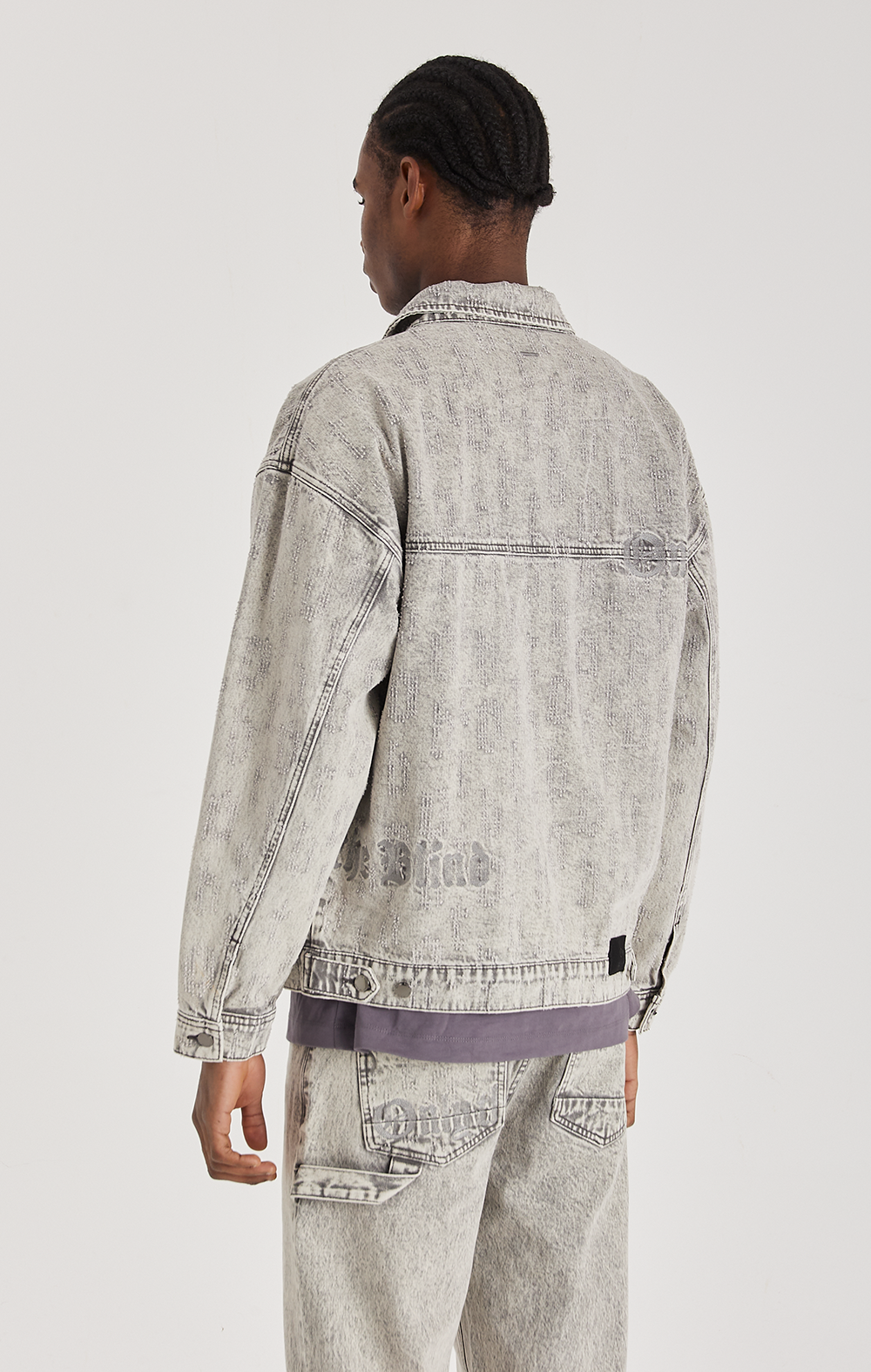 GREY ECLIPSE DENIM JACKET