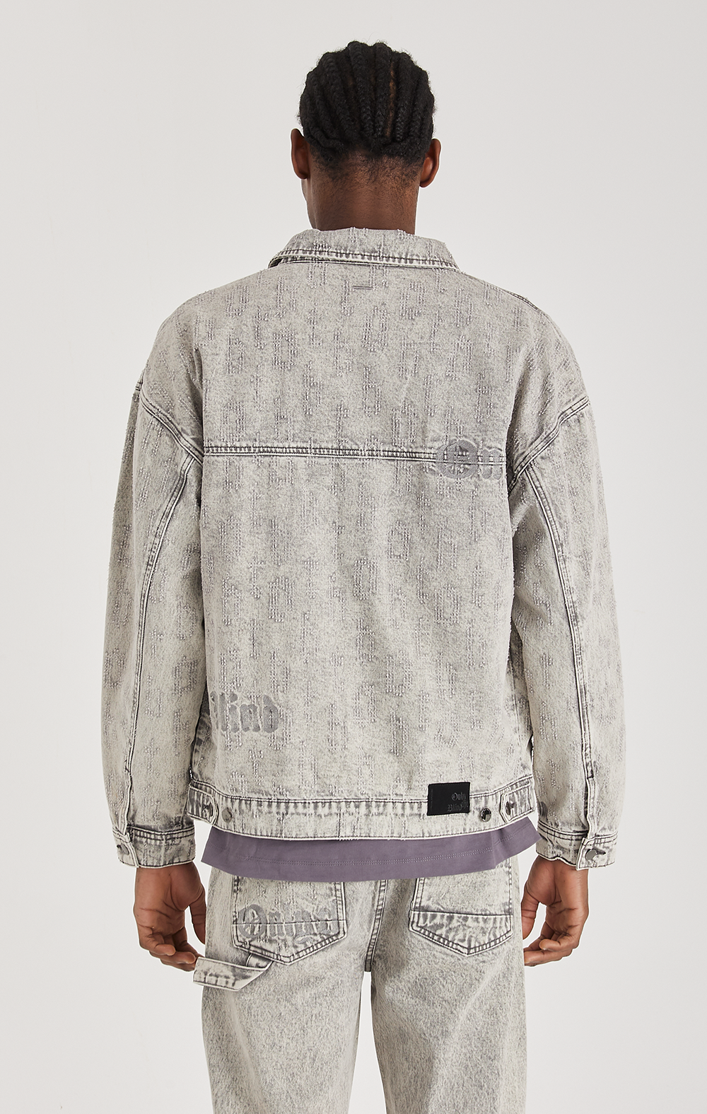 GREY ECLIPSE DENIM JACKET