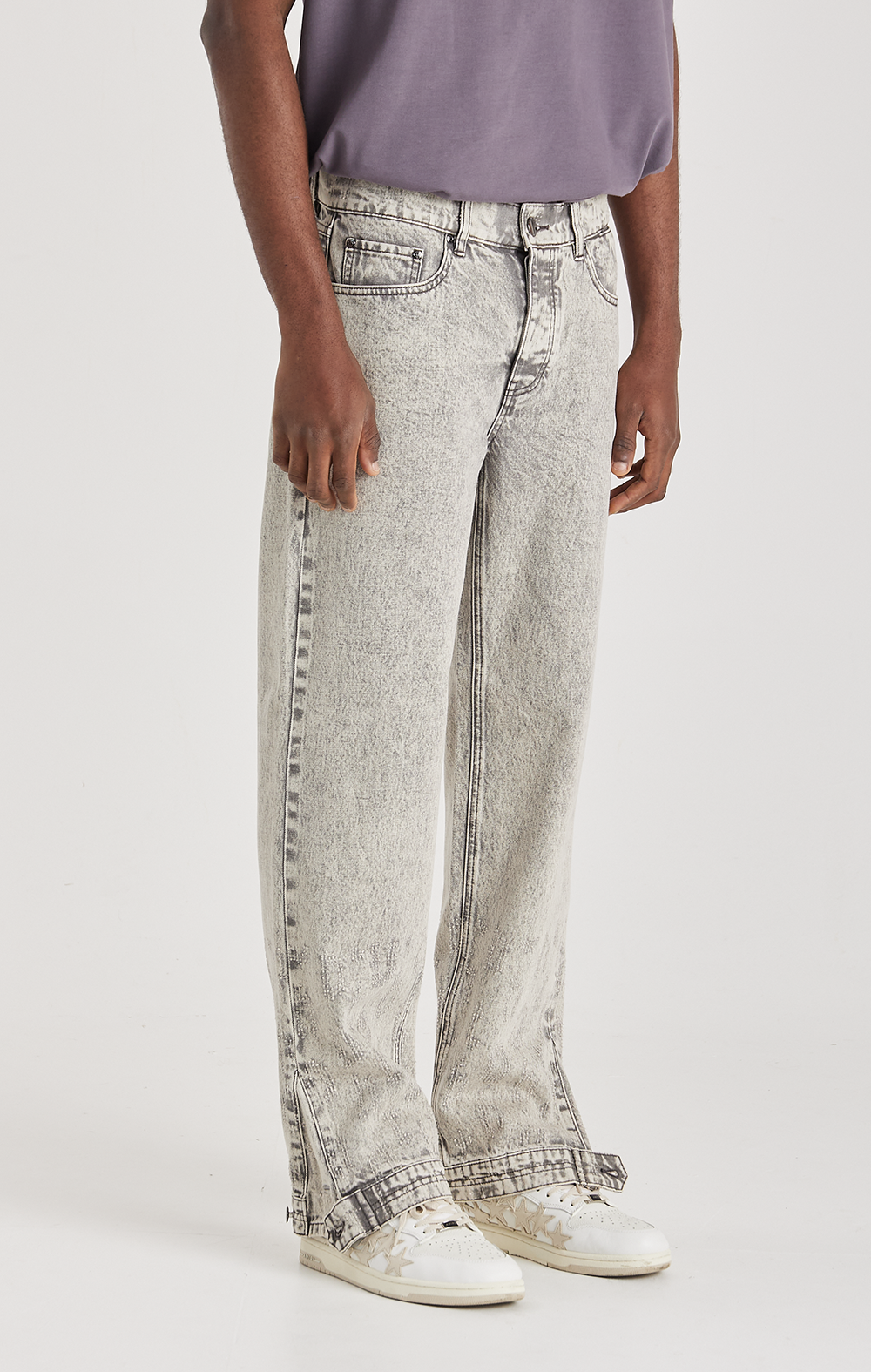 GREY ECLIPSE DENIM JEANS