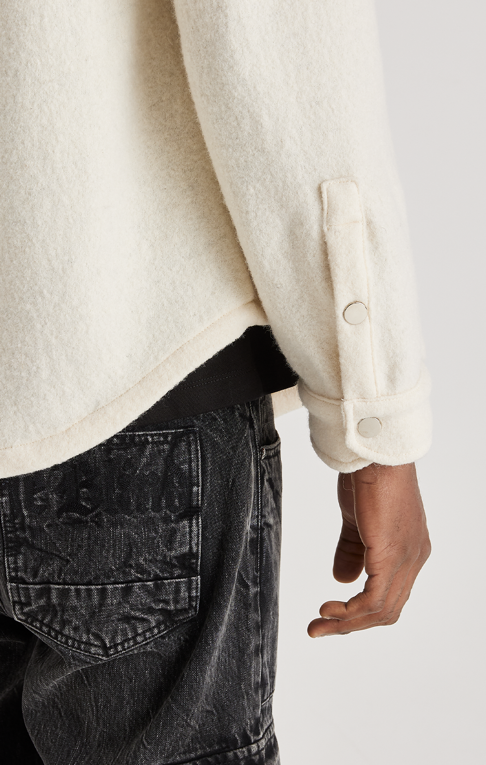 GLACIER WOOL OVERSHIRT