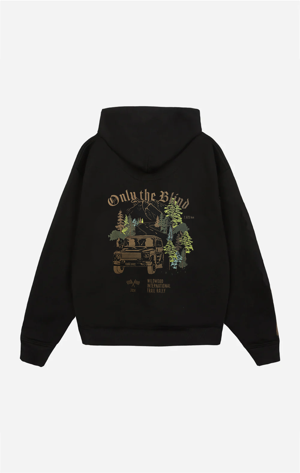 WILDWOOD BLACK HOODIE ONLY THE BLIND