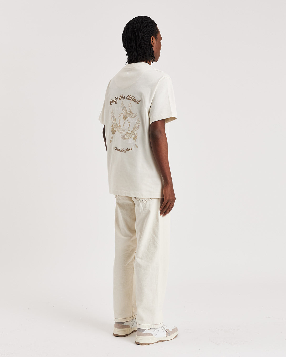 IVORY SUMMER CRANE T-SHIRT